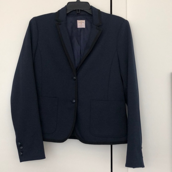 GAP Jackets & Blazers - EUC Gap Navy Blue Blazer w/ Black Trim